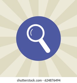 lupa icon. sign design. background