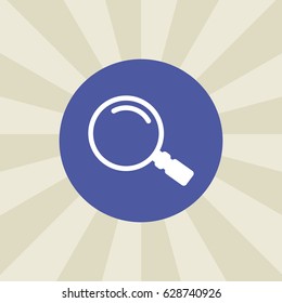 lupa icon. sign design. background
