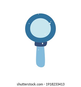 Lupe design, search tool and magnifying glass theme Vector illustration