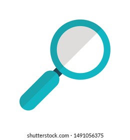 Lupe design, Tool search magnifying glass zoom lens and exploration theme Vector illustration