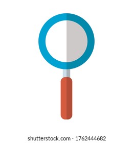 Lupe design, Tool search and magnifying glass theme Vector illustration