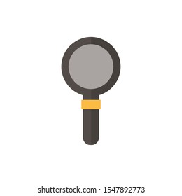 Lupe icon design, Tool search magnifying glass zoom lens and exploration theme Vector illustration