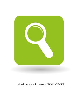 lupe icon design, vector illustration