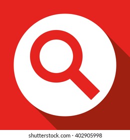 lupe icon design, vector illustration