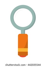 Lupe icon. Search design. vector graphic