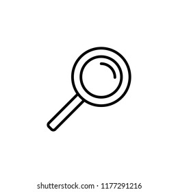 lupe line icon search