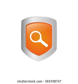 Lupe magnifying glass icon vector illustration graphic design
