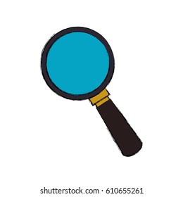 Lupe magnifying icon vector illustration graphic design