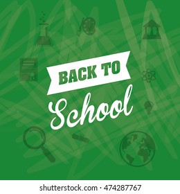lupe planet building back to shool education  icon set. Colorful and grunge design. Vector illustration