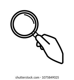 lupe search icon vector