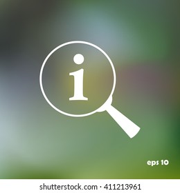 Lupe. Search , instruction, icon