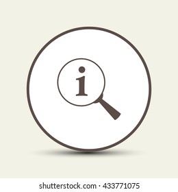 Lupe. Search , instruction, icon