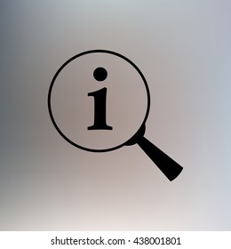 Lupe. Search , instruction, icon