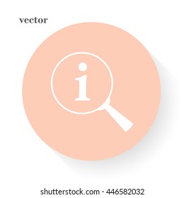 Lupe. Search , instruction, icon