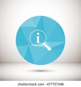 Lupe. Search , instruction, icon