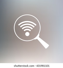 Lupe. Search Wireless Network, icon