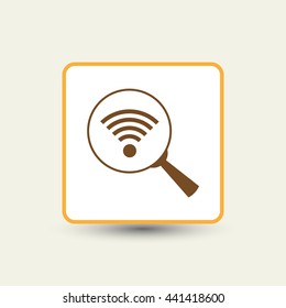 Lupe. Search Wireless Network, icon