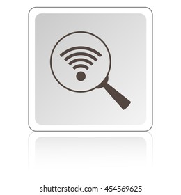 Lupe. Search Wireless Network, icon