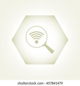 Lupe. Search Wireless Network, icon