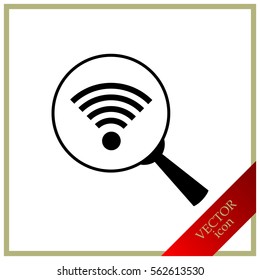 Lupe. Search Wireless Network, icon