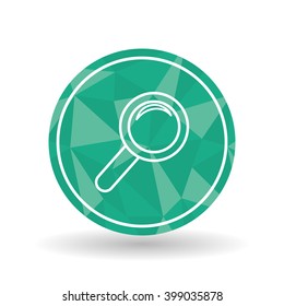 lupe tool design, vector illustration
