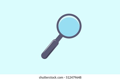 Lupe tool icon. Search magnifying glass zoom and lens theme. Isolated design. Vector illustration