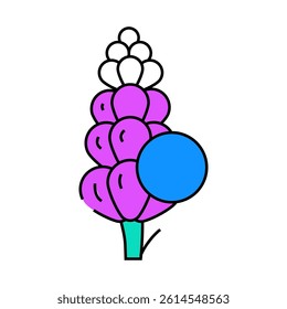 lupin allergen free product food line icon vector. lupin allergen free product food sign. isolated symbol illustration