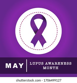 Lupus Awareness Campaign Vector poster