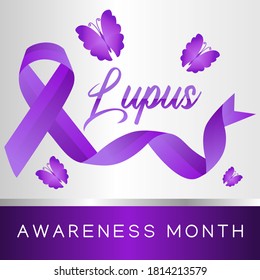 Lupus Awareness Month Vector Illustration