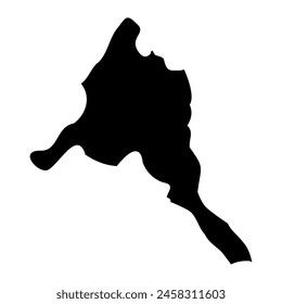 Luqa District map, administrative division of Malta. Vector illustration.