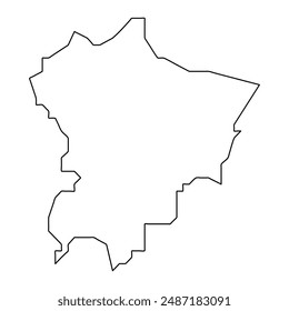 Luquillo map, administrative division of Puerto Rico. Vector illustration.