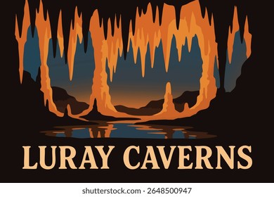 As Cavernas Luray, um dos maiores sistemas de cavernas do leste dos EUA, oferecem uma jornada inspiradora através de maravilhas subterrâneas