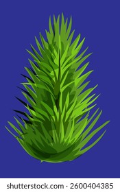 a lush Christmas tree vector illustration