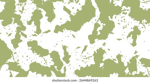 A lush green abstract background with organic patterns, perfect for nature themes. The white center offers customization space.