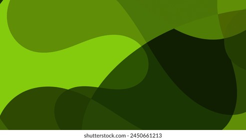 A lush green abstract with organic patterns