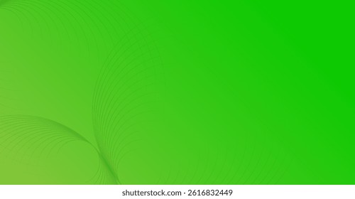 Lush Green Gradient Background with Delicate Circular Wireframe Elements, Ideal for Nature, Technology, and Modern Design Projects with a fresh and vibrant aesthetic