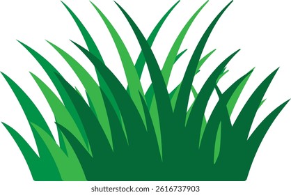 Lush Green Grass Elements – Editable Vector Set for Designers