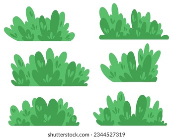 Ilustración del paisaje de grúas verdes frondosas