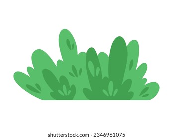Lush Green Grass Landscape Illustration