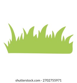Lush green grass patch for eco-friendly designs, spring landscapes, and natural backgrounds originally vector