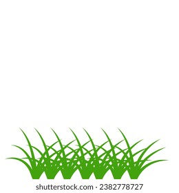 Lush Green Grass. Vector Illustration of Green Grass. Green Grass Background Design Element