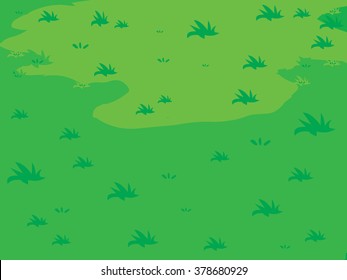 The lush green lawns Grass vector background