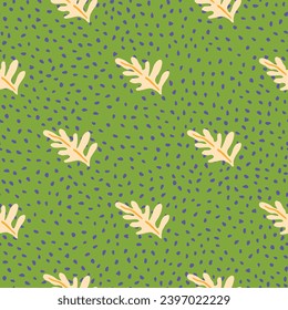 Lush green leaves and exotic plants in a seamless pattern, ideal for vibrant summer textiles and nature-inspired wallpapers.