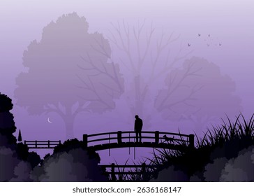 Lush Green Rainforest Landscape with Mist and Wild Nature