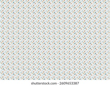 Lush Greenery: Flat Leaves Abstract