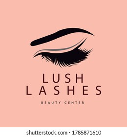 LUSH LASHES LOGO | eye lashes logo| Lashes | Free HD LOGO | Eye lash