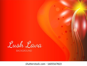 Lush Lava background trend 2020