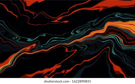 lush lava color Marble texture background vector. Panoramic Marbling texture design for Banner, invitation, wallpaper, headers, website, print ads, packaging design template.