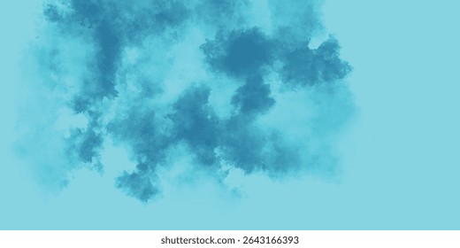 Redemoinhos exuberantes de turquesa e névoa azul convergindo em uma forma abstrata serena

