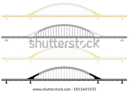 Lusitania Bridge in Merida, Spain.